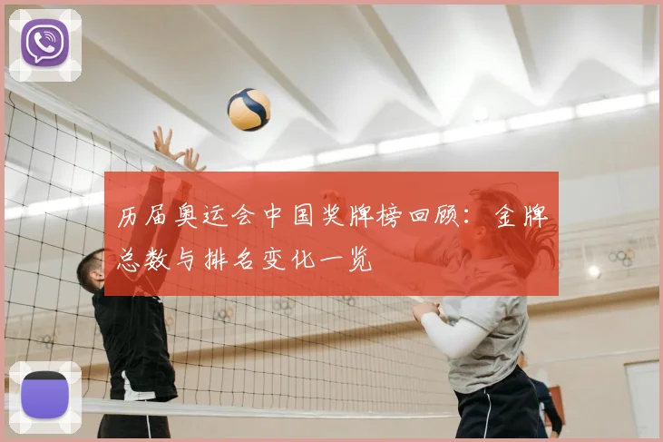 历届奥运会中国奖牌榜回顾：金牌总数与排名变化一览